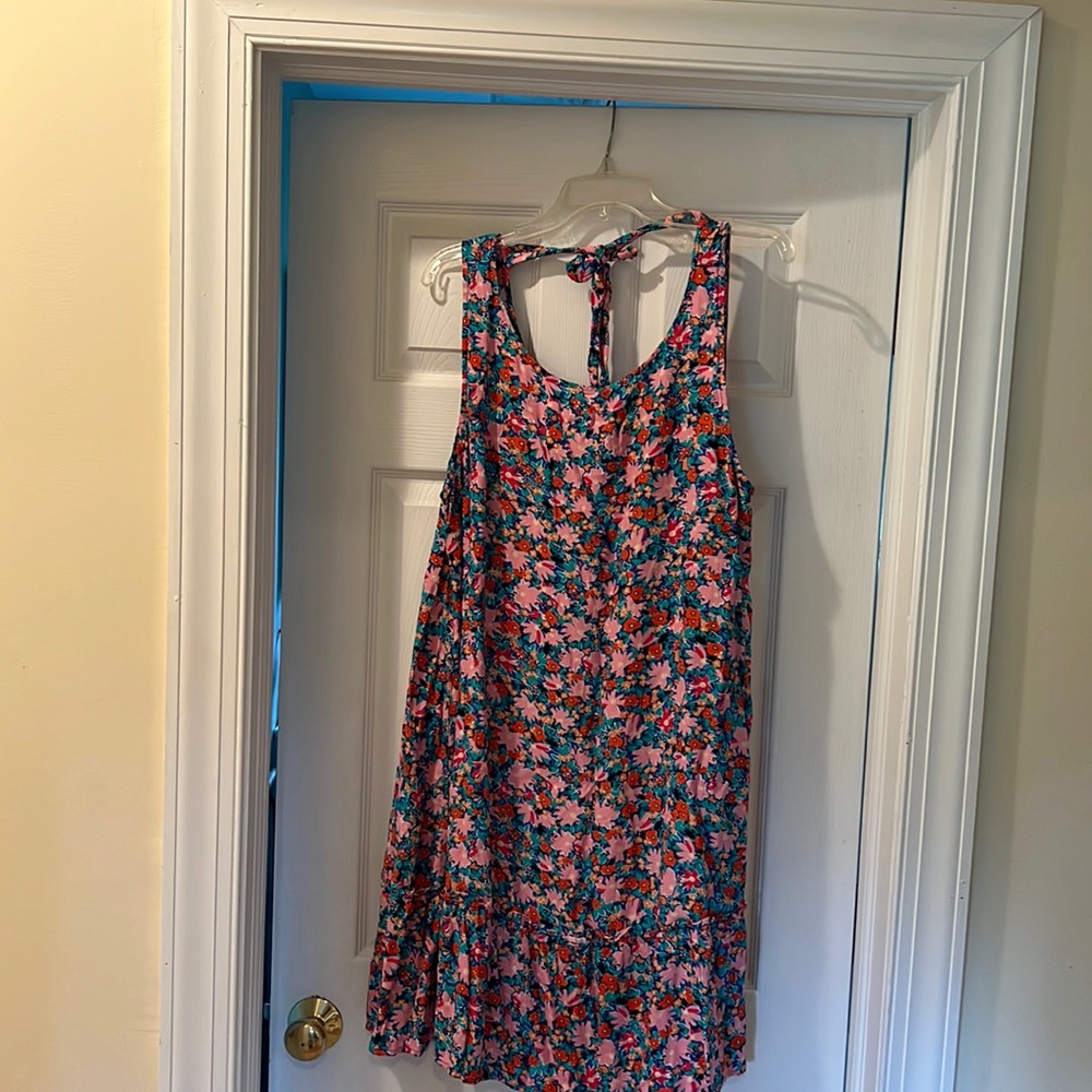 Tie back floral loft dress XXL
